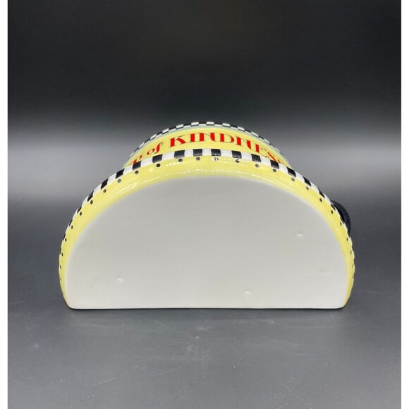 Vintage Mary Engelbreit Wall Pocket Vase Planter Basket Cup of Kindness - Picture 5 of 9